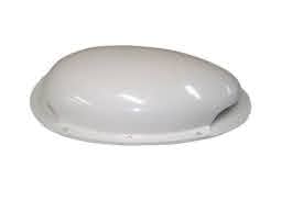 Muller White PVC Exterior Vent