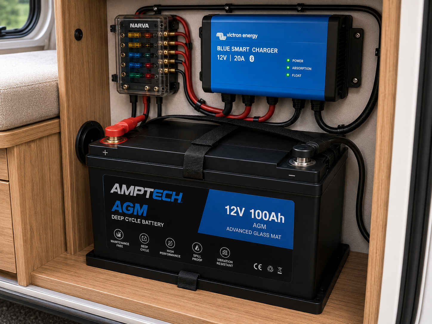Batteries for motohomes