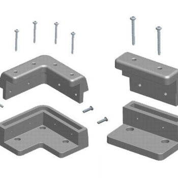 Solar Panel Mounting Kit 4 Corner - 2 side bracket