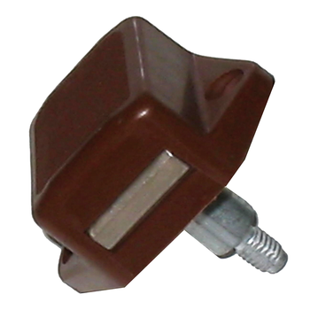 Push Button Lock Brown 25mm Ring