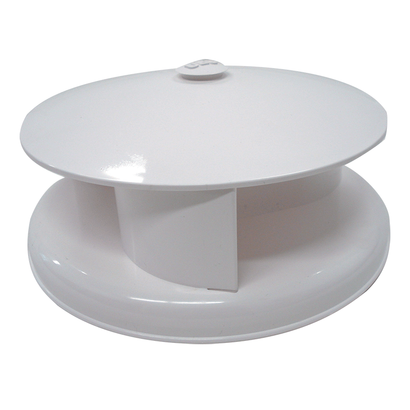 Rotary Vent Plastic - White