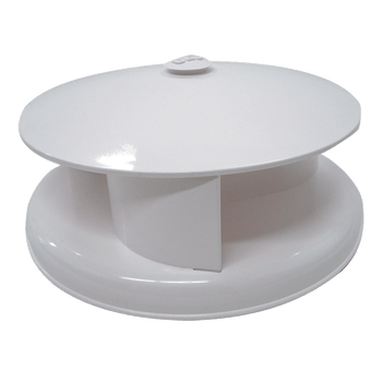 Rotary Vent Plastic - White