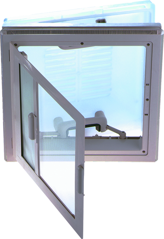 4 Way Roof Vent 400mm x 400mm White, 42-70mm Roof