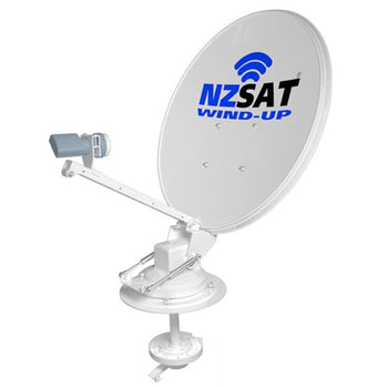 NZ SAT WIND-UP SATELLITE DISH