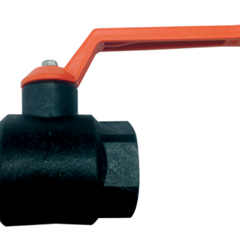 Poly Ball Valve 25mm - Orange Handle
