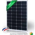 100W Premium EGE Series 5BB Mono PV Panel - NANO Self Cleaning - 18V – 920*670*30mm